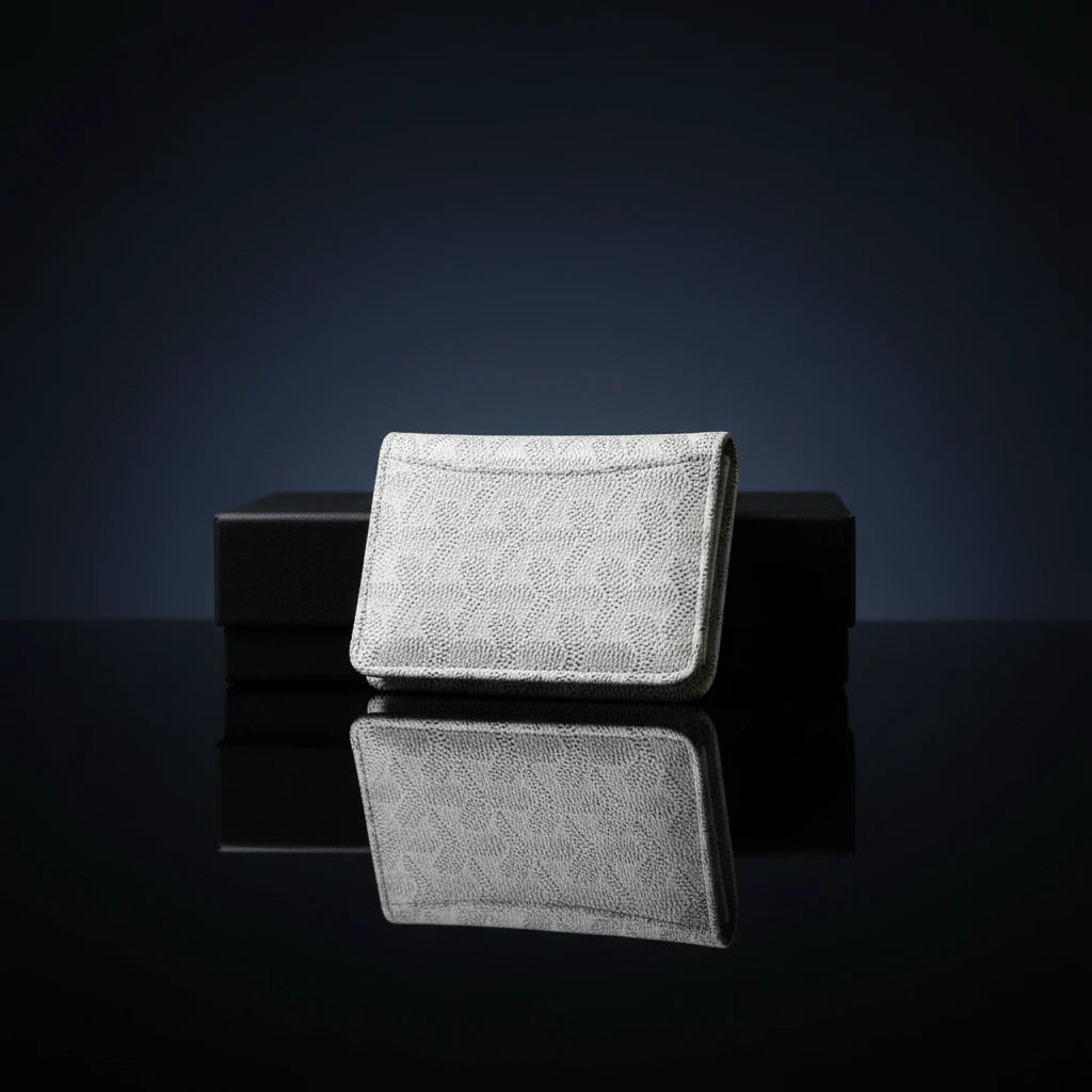 LEATHER GOYARD CARDHOLDER