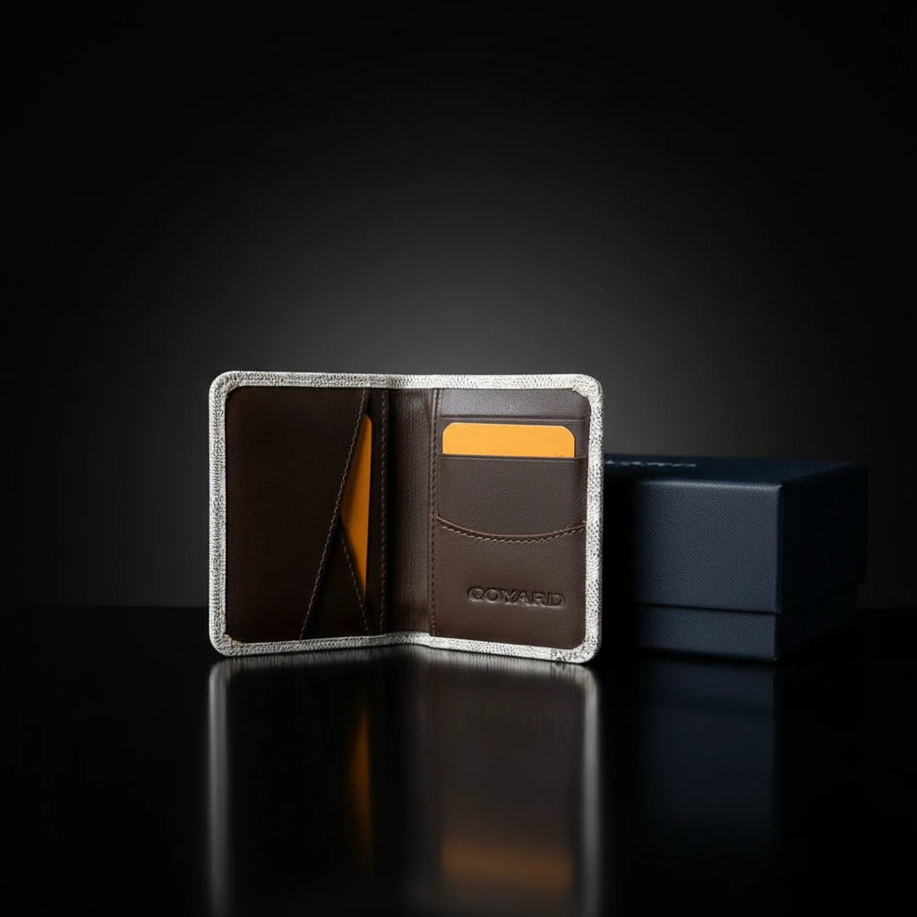 LEATHER GOYARD CARDHOLDER