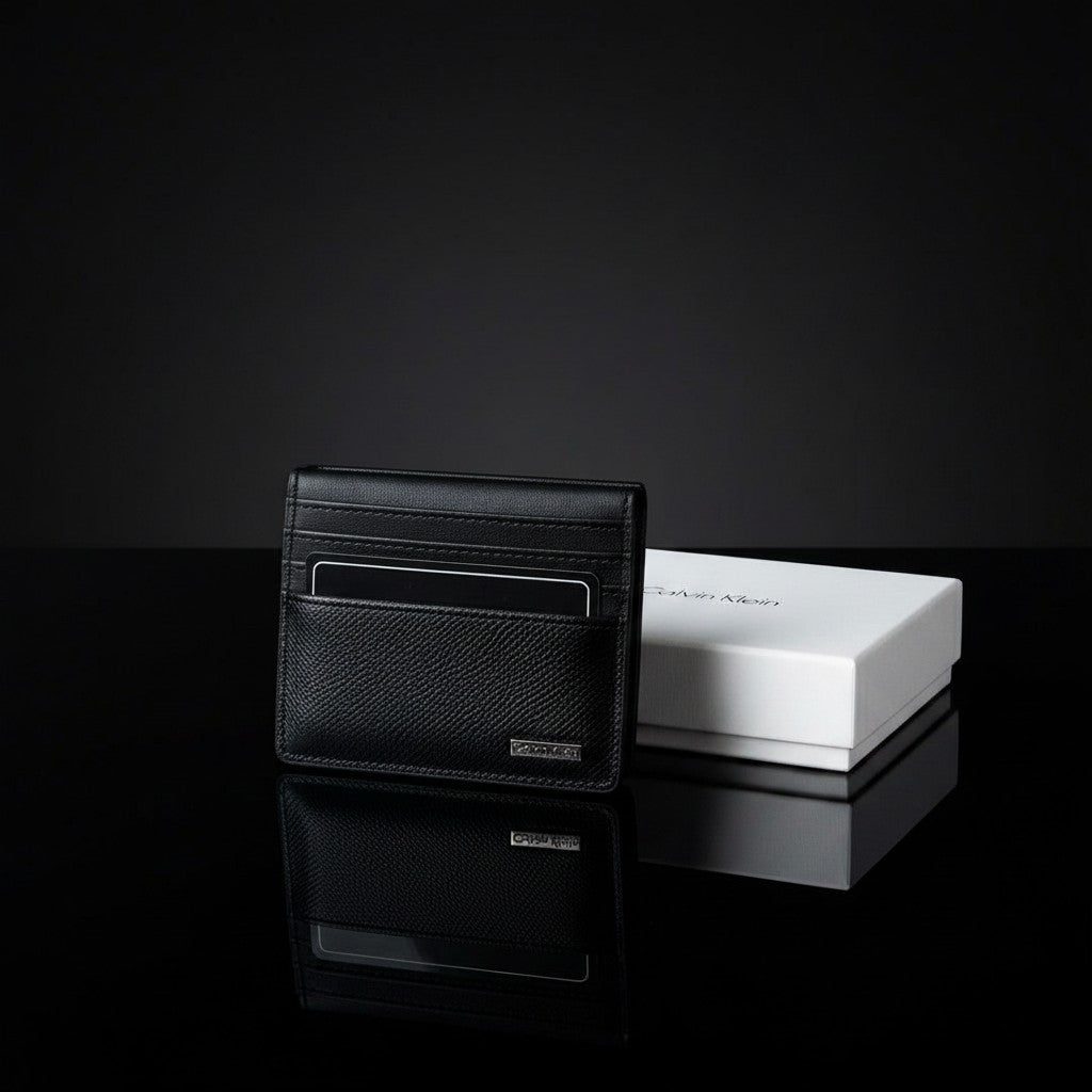 PREMIUM LEATHER CK CARDHOLDER